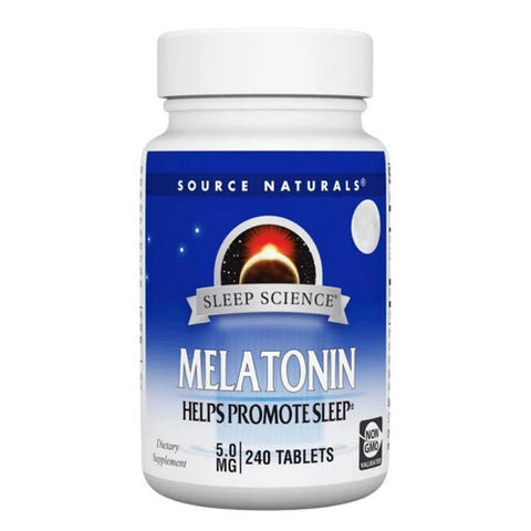 Source Naturals, Melatonin, 5 mg, 240 Tabs