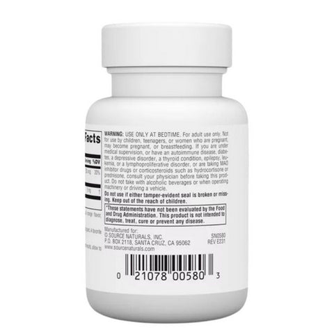 Source Naturals, Melatonin, 5 mg, Sublingual Orange 100 Tabs
