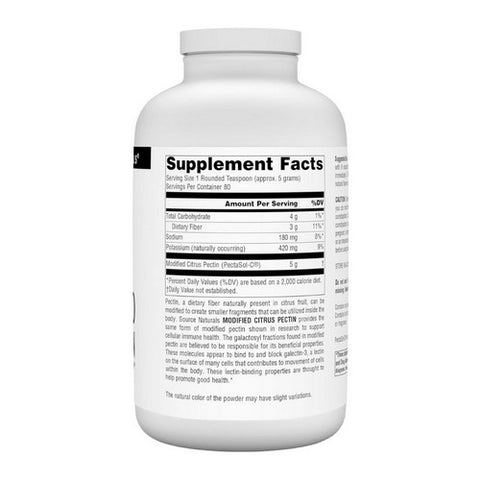 Source Naturals, Modified Citrus Pectin PectImmune, 400 Grams
