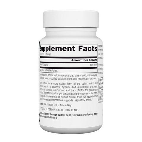 Source Naturals, N-Acetyl Cysteine, 600 MG, 60 Tabs