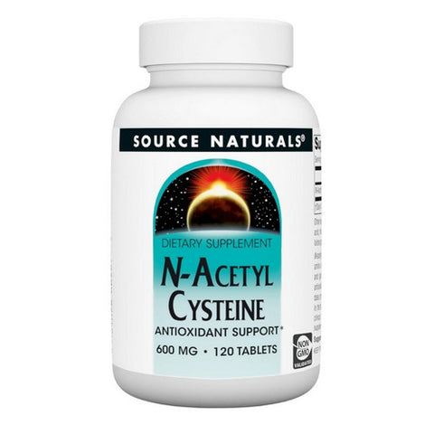 Source Naturals, N-Acetyl Cysteine, 600 MG, 120 Tabs