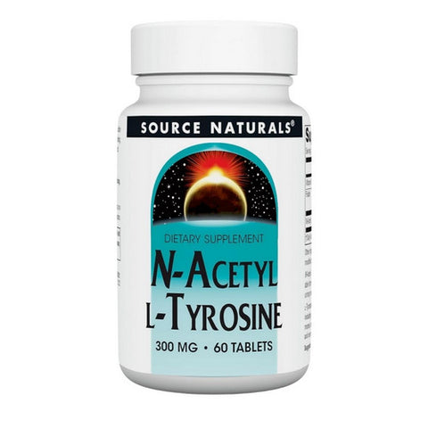 Source Naturals, N-Acetyl L-Tyrosine, 300 mg, 60 Tabs