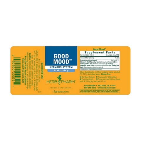 Herb Pharm, Good Mood Tonic, 1 oz