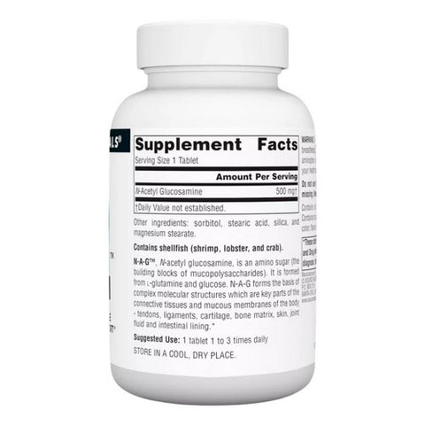 Source Naturals, N-A-G, 500 mg, 120 Tabs