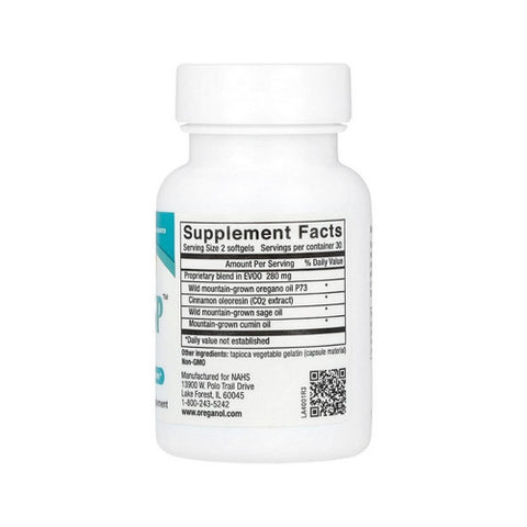 North American Herb & Spice, Oregaresp, P73, 60 Gels