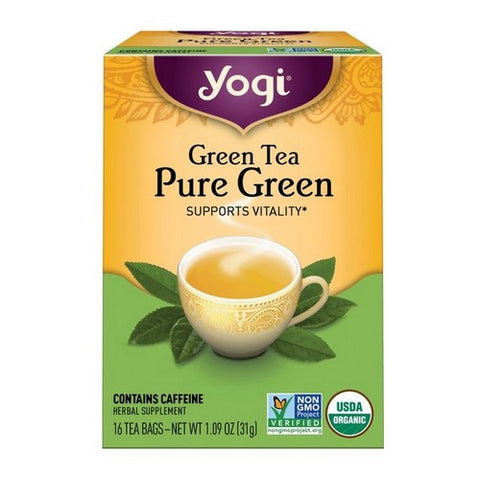 Yogi, Green Tea Pure Green, 16 bags