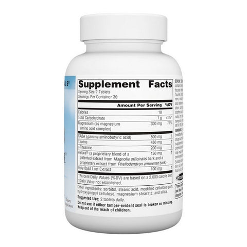 Source Naturals, Theanine Serine, W/relora 60 Tabs