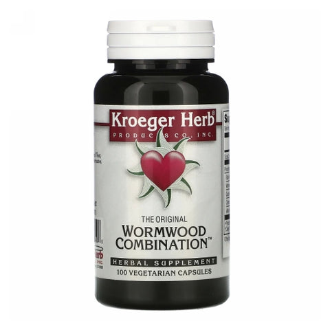 Kroeger Herb, Wormwood Combination Vegetarian, 100 Caps