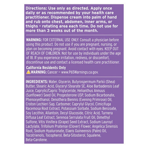 Life-Flo, Progesta-Care, Plus 4OZ with Phyto estrogen