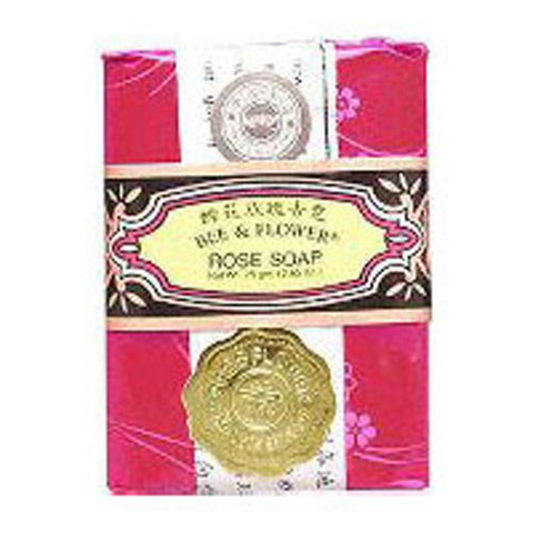 BEE & FLOWER SOAP, Bar Soap Rose, 2.65 oz