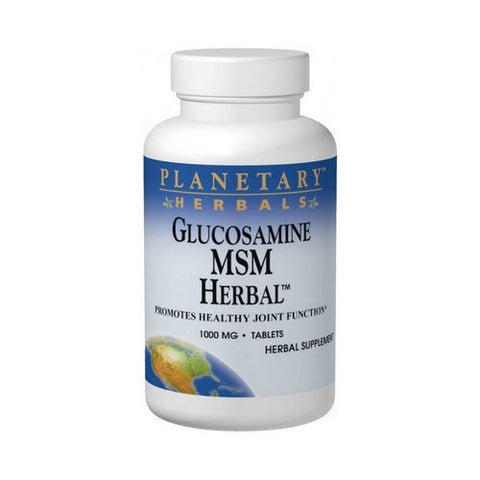 Planetary Herbals, Glucosamine MSM Herbal, 90 Tabs