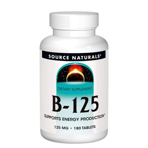 Source Naturals, B-125, 125 mg, 180 Tabs