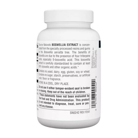 Source Naturals, Boswella, Extract 100 Tabs