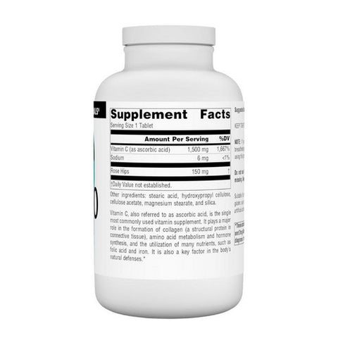 Source Naturals, C-1500, 1500 mg, 250 Tabs