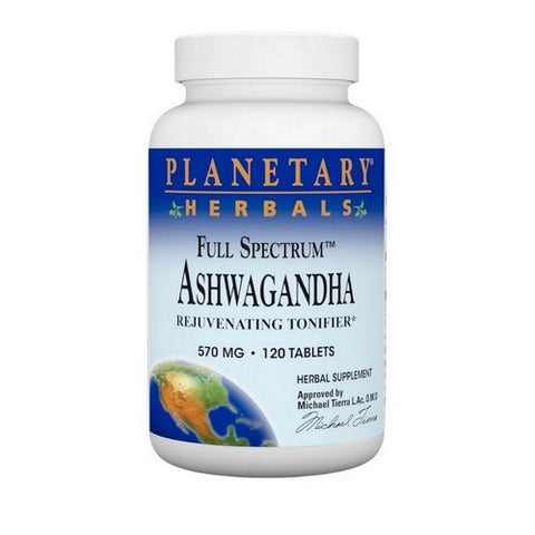 Planetary Herbals, Full Spectrum Ashwaganda, 120 Tabs