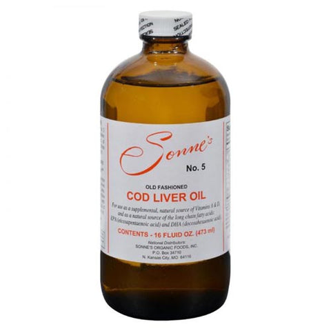 Sonne Products, Cod Liver Oil No.5, 16 OZ