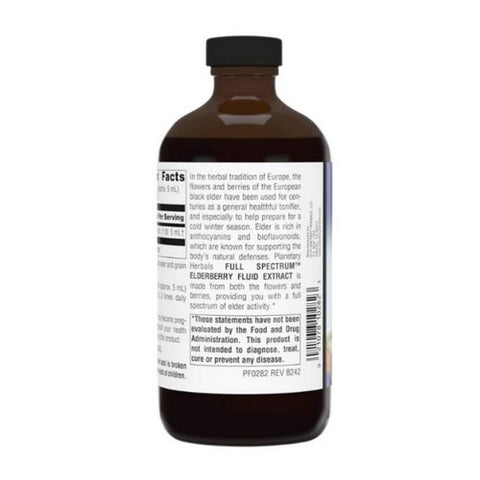 Planetary Herbals, Full Spectrum Elderberry, Fluid Extract 8 Fl Oz