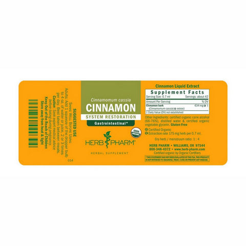 Herb Pharm, Cinnamon Extract, EA 4 OZ