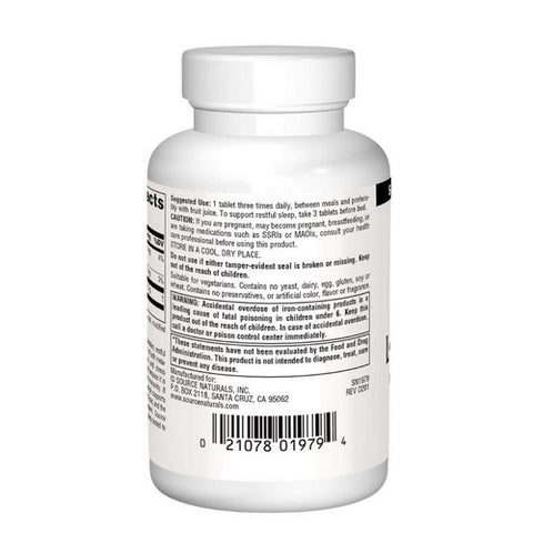 Source Naturals, L-Tryptophan, 500 MG, 60 Tabs