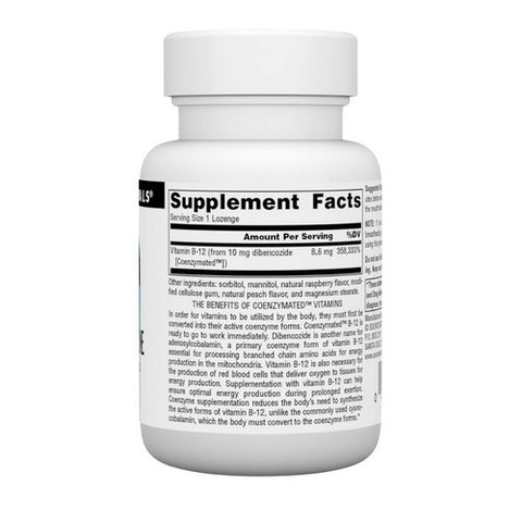 Source Naturals, Dibencozide Sublingual, 10000 mcg, 30 Tabs