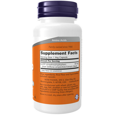 Now Foods, 5-HTP, 50 mg, 90 Caps