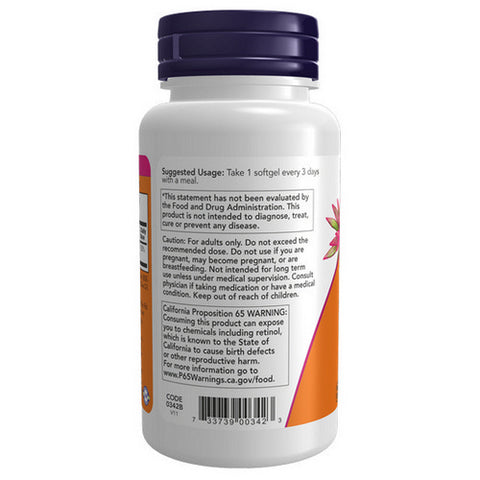 Now Foods, Vitamin A from Fish Liver Oil, 25,000 IU, 250 Softgels