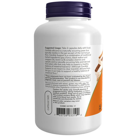 Now Foods, Candida Support, 180 Veg Caps