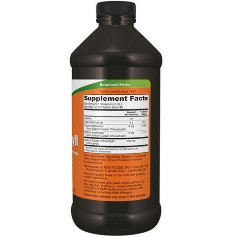 Now Foods, Chlorophyll & Mint, 16 OZ