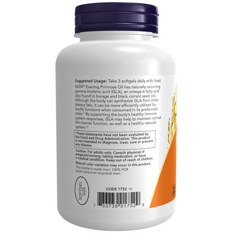 Now Foods, Evening Primrose Oil, 500 mg, 250 Softgels