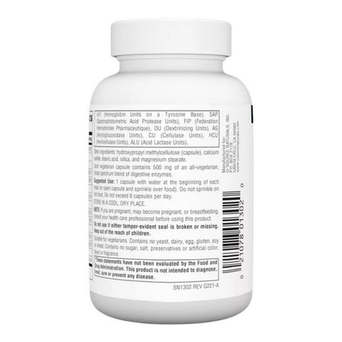 Source Naturals, Essential Enzymes, 500 mg, Vegetarian 120 VCaps