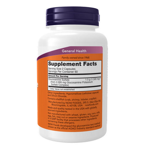 Now Foods, Glucosamine Sulfate, 750 mg, 120 Caps