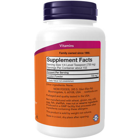 Now Foods, Inositol, Vegetarian 4 OZ