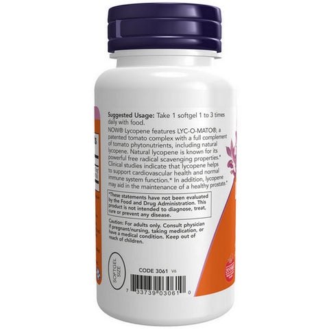 Now Foods, Lycopene, 10 mg, 120 Sgels