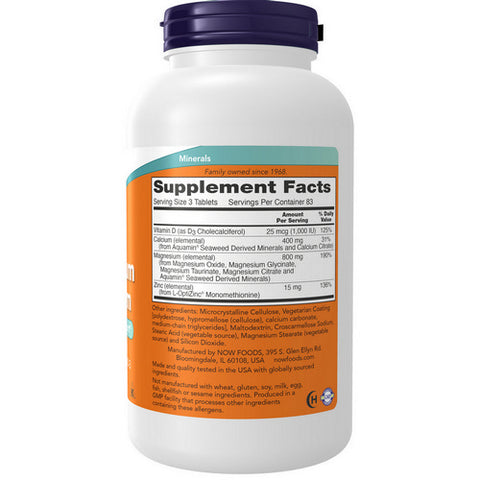 Now Foods, Magnesium & Calcium, 250 Tabs