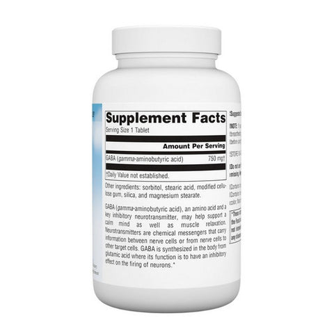 Source Naturals, Gaba, 750 mg, 90 Tabs