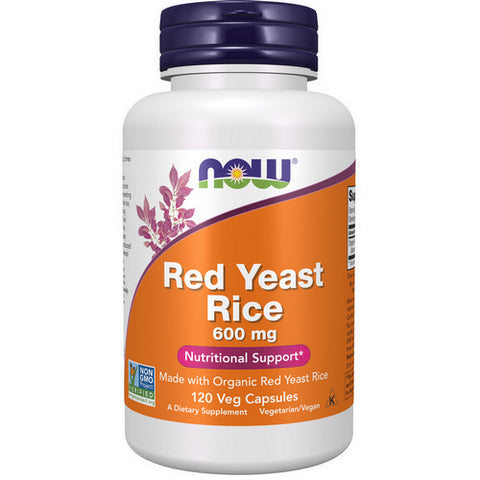 Now Foods, Red Yeast Rice Extract, 600 mg, 120 Vcaps