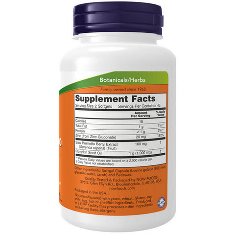 Now Foods, Saw Palmetto Extract, 90 Softgels