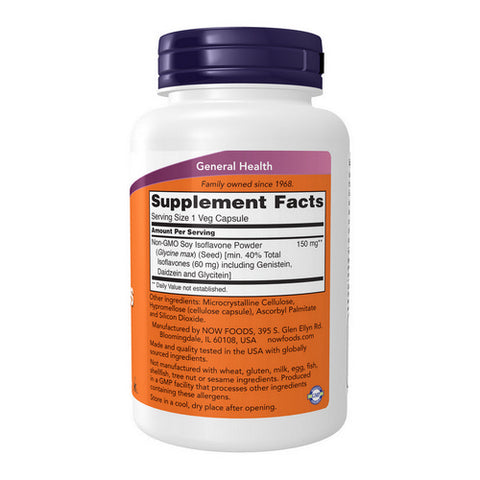 Now Foods, Soy Isoflavones, 60 mg, 120 Veg Caps