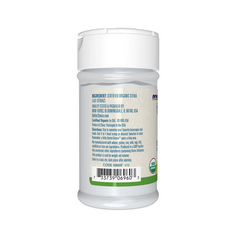 Now Foods, BetterStevia Extract Powder Organic, 1 OZ