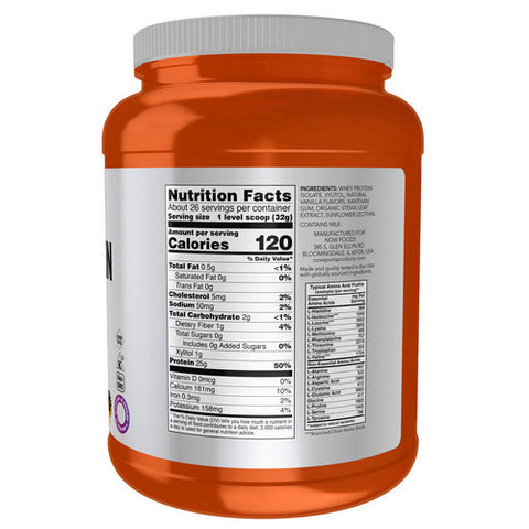 Now Foods, Whey Protein Isolate, 1.8 lb