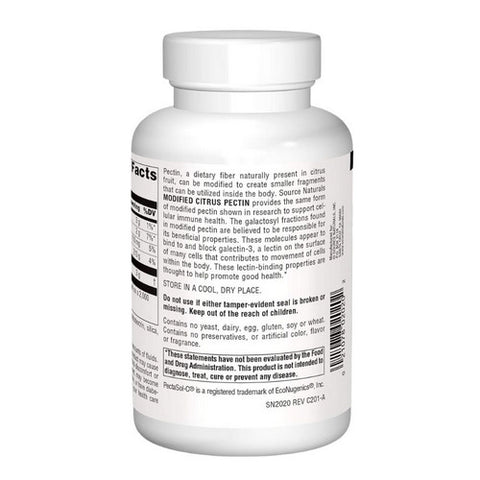 Source Naturals, Modified Citrus Pectin, 750 mg, 120 caps