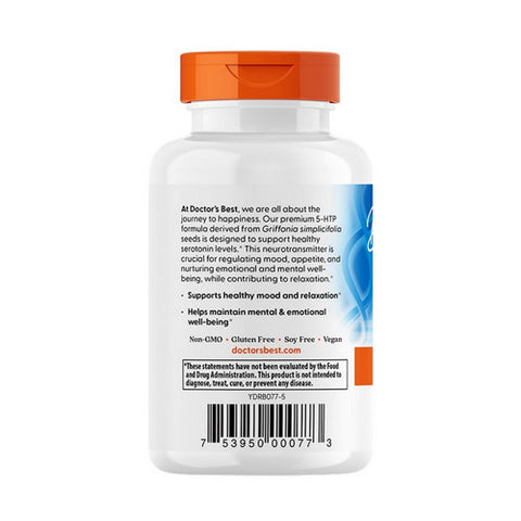 Doctors Best, Best 5-HTP, 100 mg, 60 Vcaps