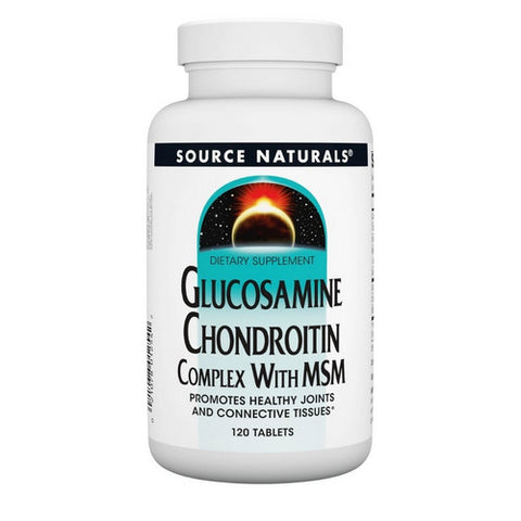 Source Naturals, Glucosamine Chondroitin, Complex w/MSM 120 Tabs
