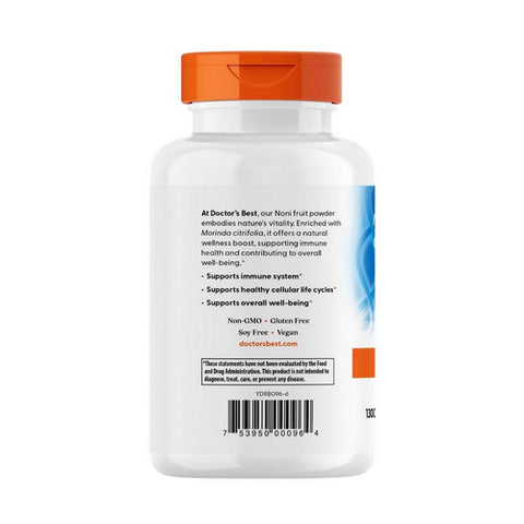 Doctors Best, Noni Fruit Powder, 650 Mg, 120 Veggie Caps