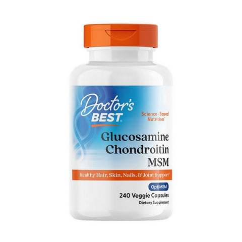 Doctors Best, Glucosamine Chondroitin MSM with OptiMSM, 240 Caps