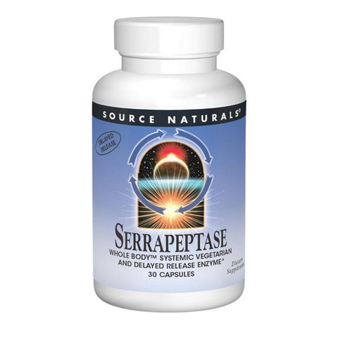 Source Naturals, Serrapeptase, 500 mg, 30 Vegicaps