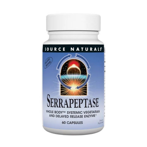 Source Naturals, Serrapeptase, 500 mg, 60 Vegicaps