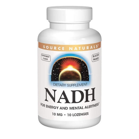 NADH 10 Tabs by Source Naturals