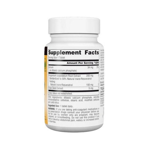 Source Naturals, Resveratrol, 100 mg, 60 Tabs Source Naturals