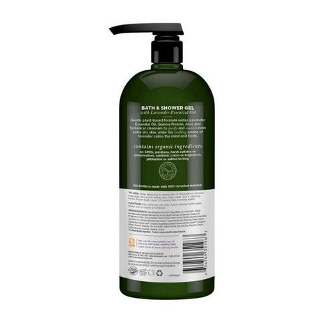 Avalon Organics, Organics Bath And Shower Gel Nourishing Lavender, 32 Oz Avalon Organics